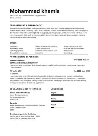 CV